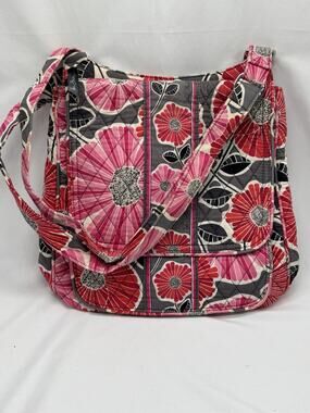 Vera Bradley Mailbag Crossbody Bag "Cheery Blossom" Retired Pattern